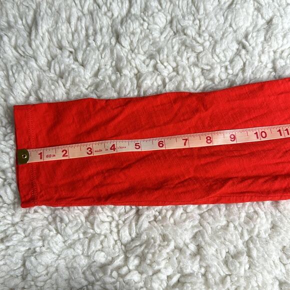 Boden 100% Cotton Pop of Color Lightweight 3/4 Sleeve Red Shirt Pocket M11 - Picture 9 of 10